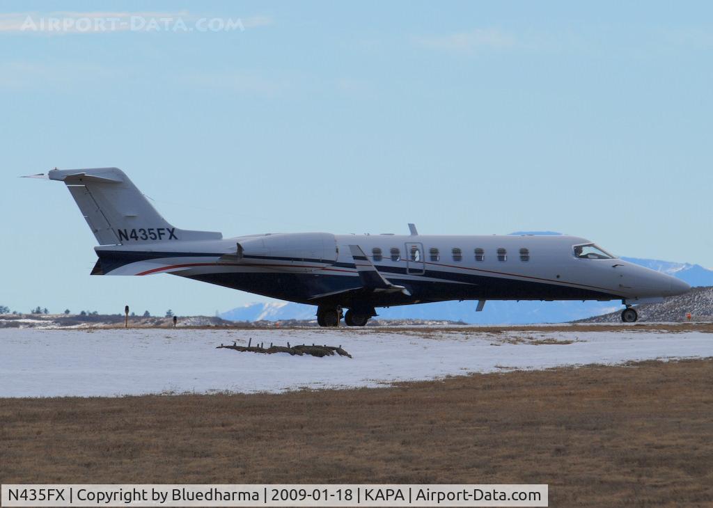 N435FX, Learjet Inc 45 C/N 271, Position and Hold for 17L.