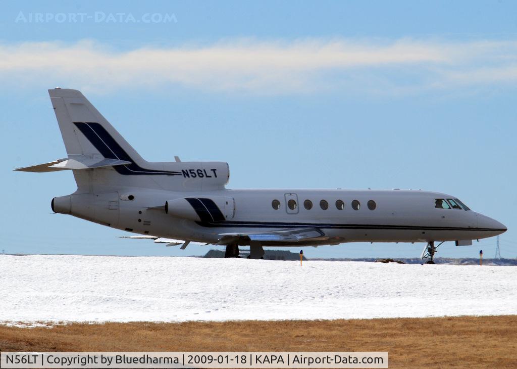 N56LT, 1980 Dassault Falcon 50 C/N 21, Position and Hold for 17L.