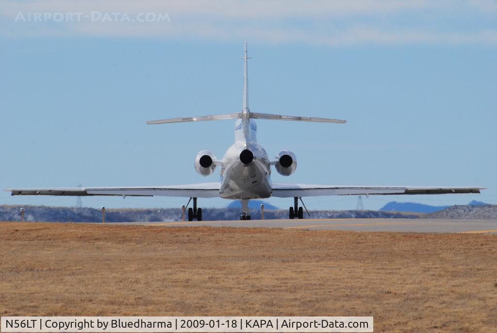 N56LT, 1980 Dassault Falcon 50 C/N 21, Position and Hold for 17L.