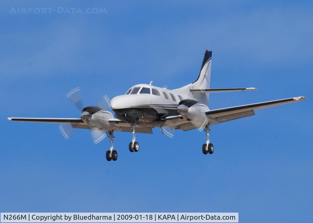 N266M, 1981 Swearingen SA227-TT C/N TT-424, On final approach to 17L.