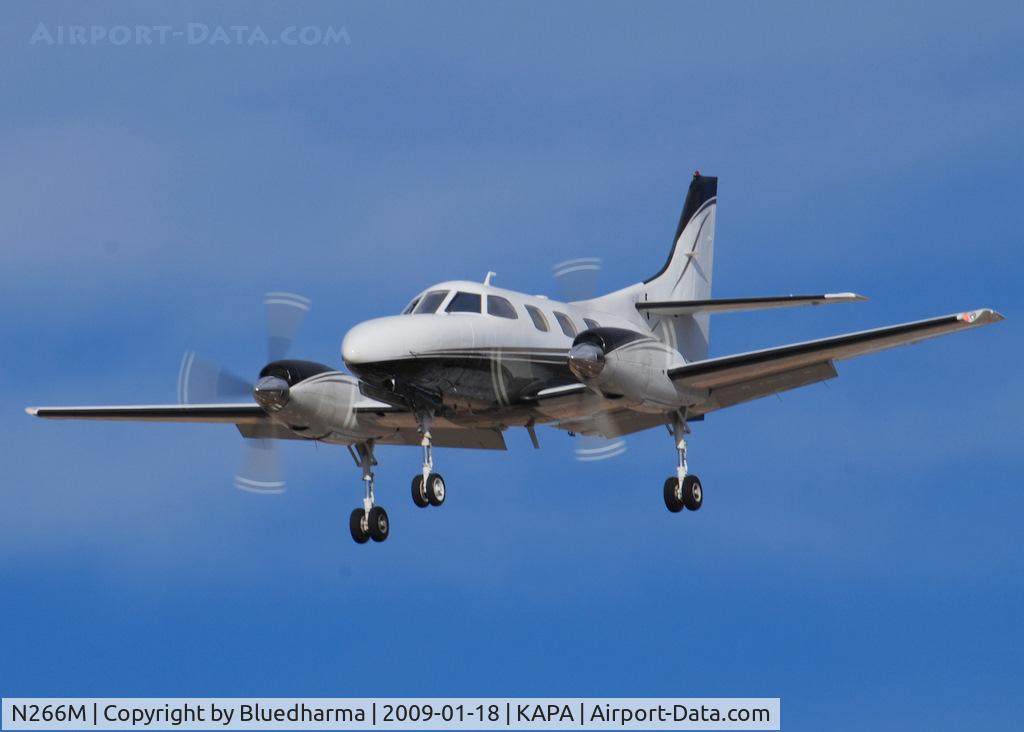 N266M, 1981 Swearingen SA227-TT C/N TT-424, On final approach to 17L.
