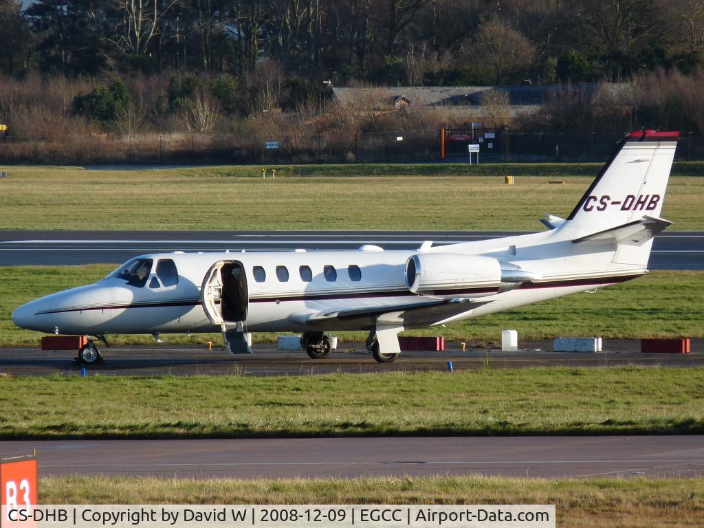 CS-DHB, 2001 Cessna 550 Citation Bravo C/N 550-1009, Parked up