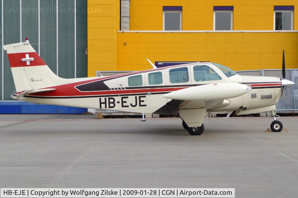 HB-EJE, 1980 Beech A36TC Bonanza 36 C/N EA-118, visitor
