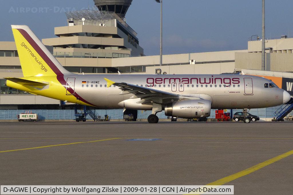 D-AGWE, 2007 Airbus A319-132 C/N 3128, visitor