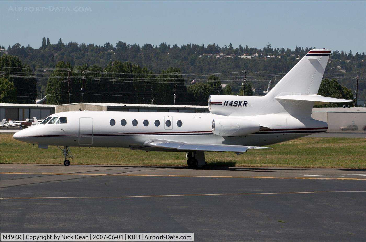 N49KR, 1982 Dassault Falcon 50 C/N 104, KBFI