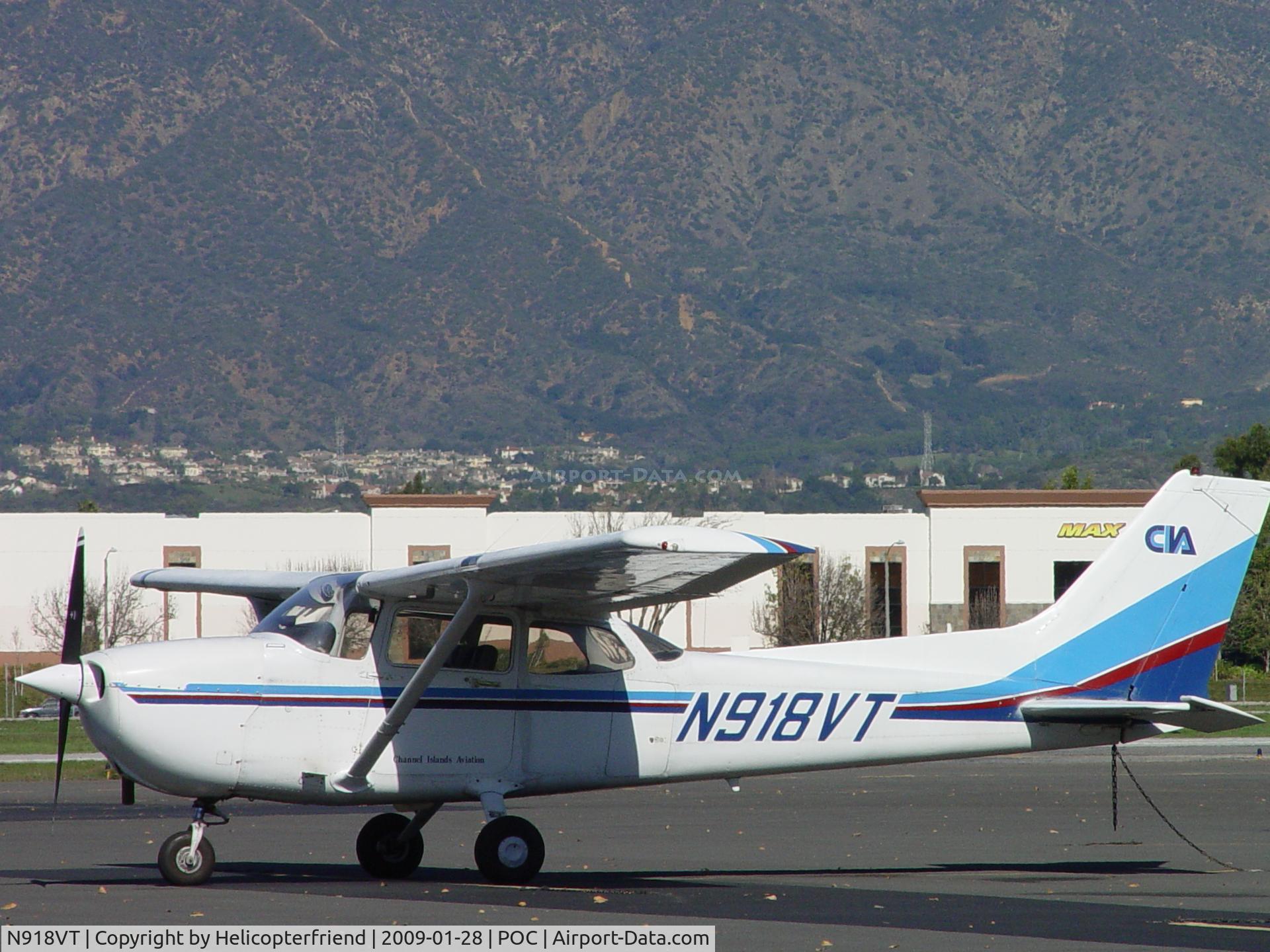 N918VT, Cessna 172P C/N 17275241, Tied down in Transient