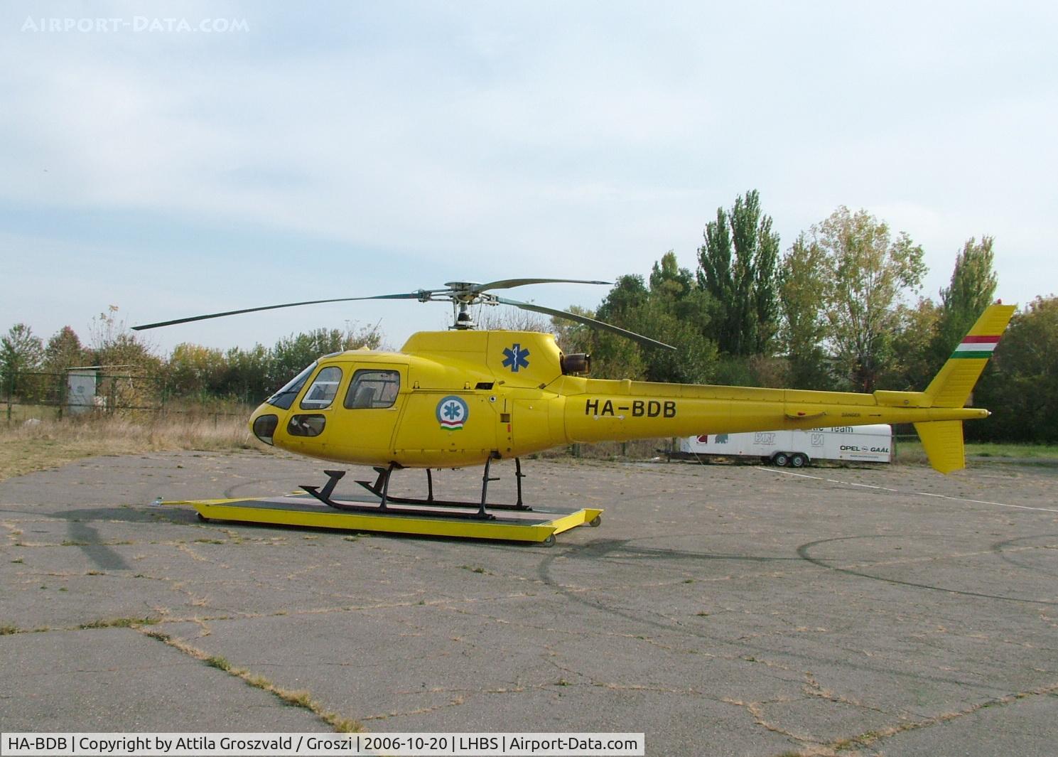 HA-BDB, 1992 Aérospatiale AS-350B Ecureuil C/N 2607, Budaörs-Airport / Hungary-LHBS Air Ambulance base