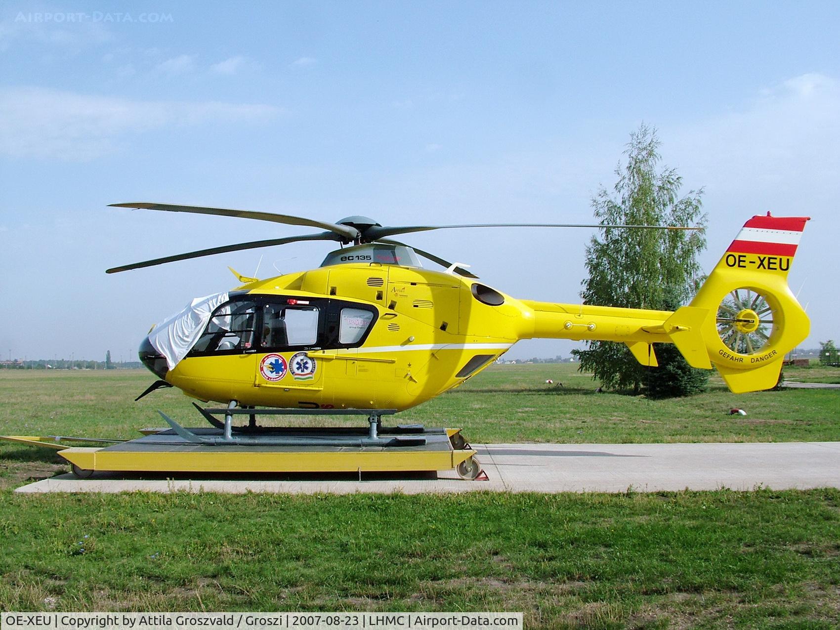 OE-XEU, 2004 Eurocopter EC-135T-2 C/N 0325, Miskolc Airport Hungary - LHMC / OMSZ-base '2007 next tail number - HA-ECD