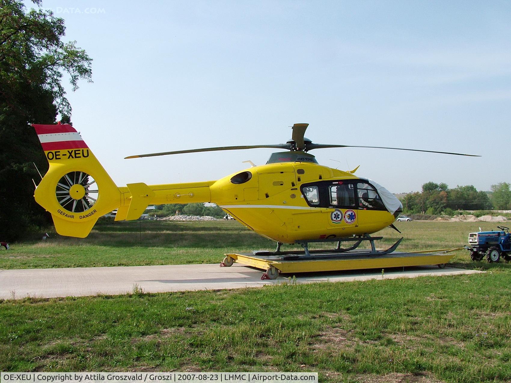 OE-XEU, 2004 Eurocopter EC-135T-2 C/N 0325, Miskolc Airport Hungary - LHMC / OMSZ-base '2007 next tail number - HA-ECD