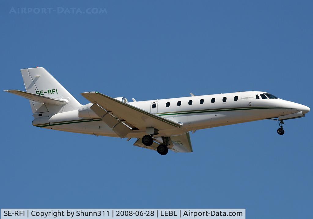 SE-RFI, 2006 Cessna 680 Citation Sovereign C/N 680-0114, Landing rwy 07R