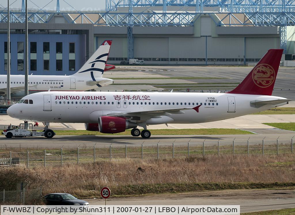F-WWBZ, 2008 Airbus A320-214 C/N 3758, C/n 3758 - To be B-6397