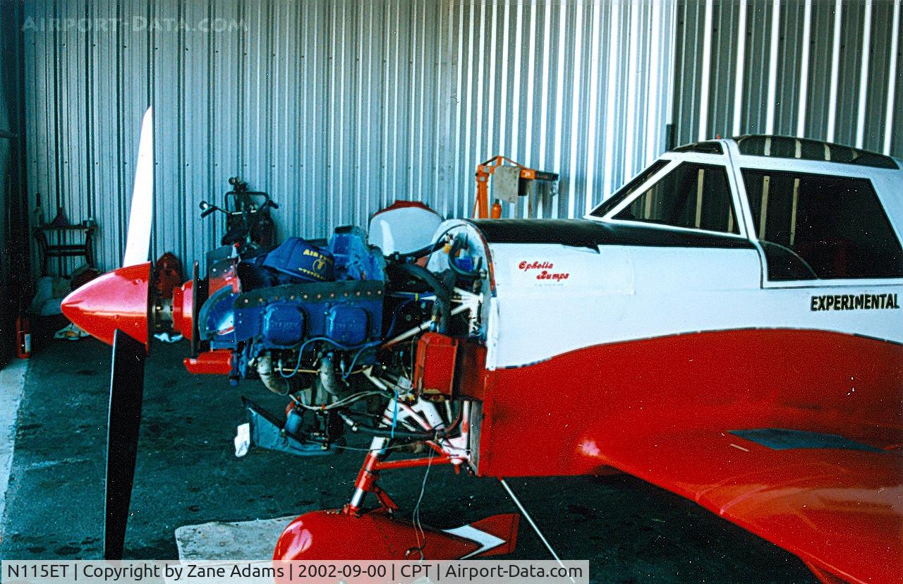 N115ET, 1969 Turner Eugene L TURNER T-77 C/N 1, Prototype Turner T-40 (Ophilia Bumps written on the side) modified into a T-77 by Mr. Gene Turner who was in the hanger when I took these photos. I should have taken his photo as well...darnit.