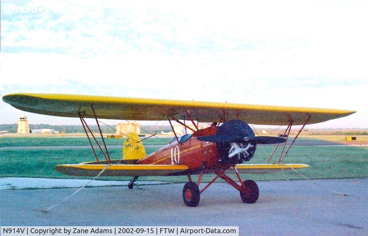 N914V, 1931 Brunner-Winkle Bird CK C/N 4004, National Air Tour Stop at Fort Worth Mecham Field - 2003