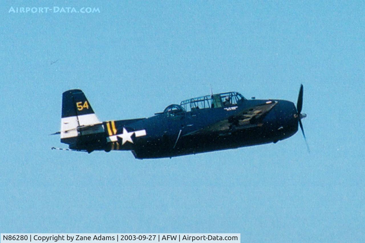 N86280, Grumman TBM-3E Avenger C/N 86280, At alliance airshow 2003