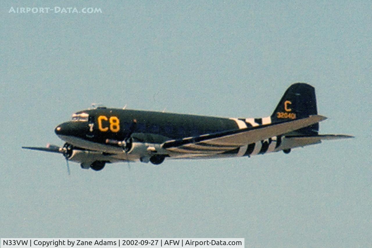 N33VW, 1943 Douglas DC3C-S1C3G (C-47A) C/N 20401, At alliance airshow 2003
