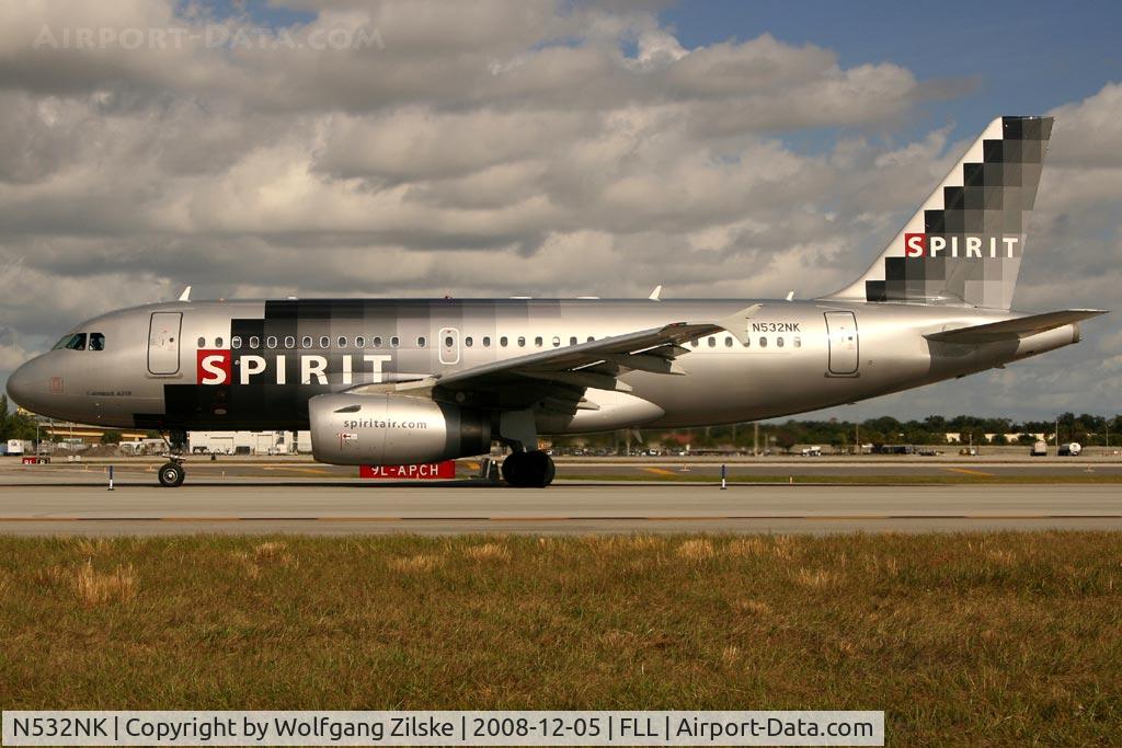 N532NK, 2007 Airbus A319-132 C/N 3165, visitor