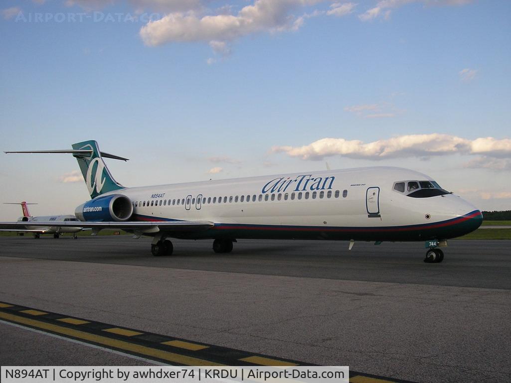 N894AT, 2004 Boeing 717-200 C/N 55046, Ship 744 on Alpha ready to taxi