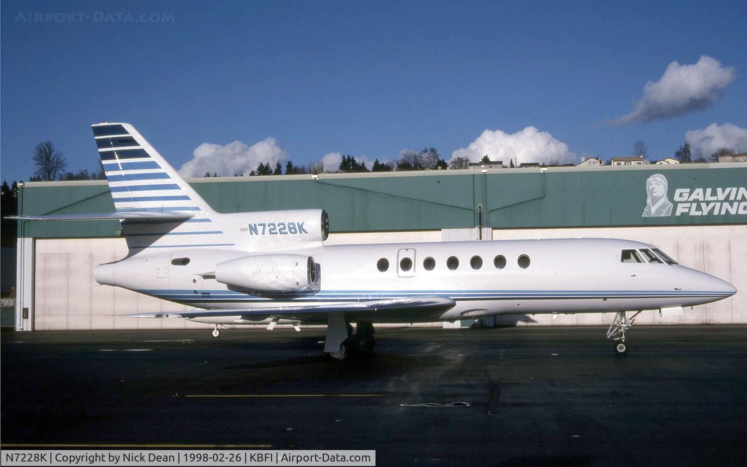 N7228K, 1984 Dassault-Breguet Falcon 50 C/N 146, KBFI