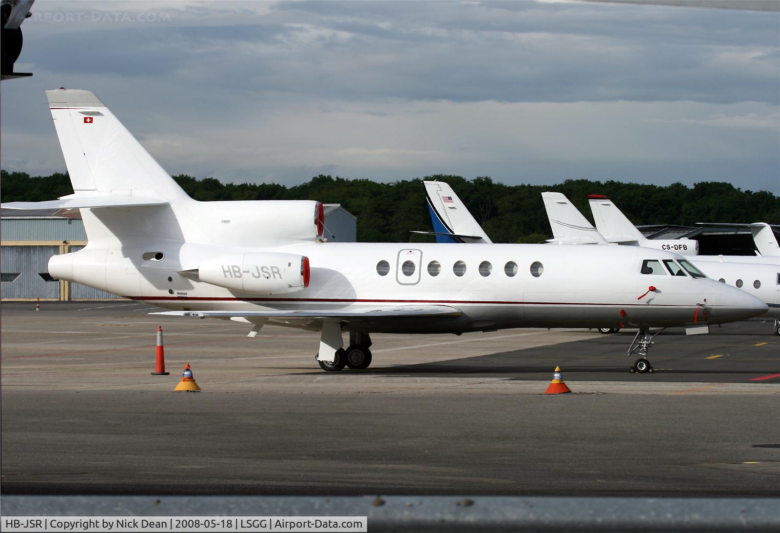 HB-JSR, 1986 Dassault Falcon 50 C/N 165, LSGG