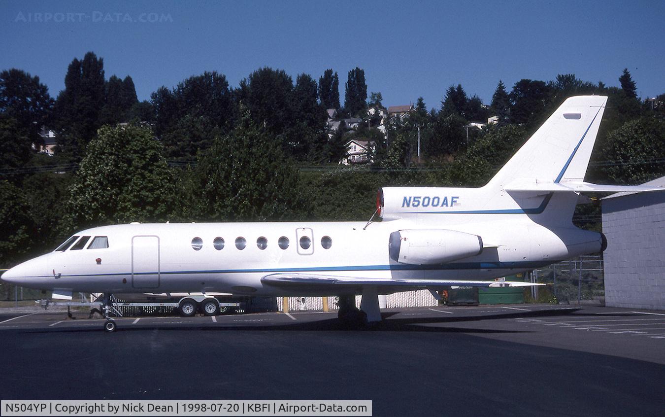 N504YP, Dassault-Breguet Falcon 50 C/N 170, Seen here as N500AF this airframe is currently N504YP as posted