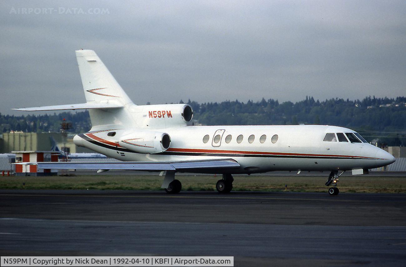 N59PM, 1987 Dassault Falcon 50 C/N 178, KBFI