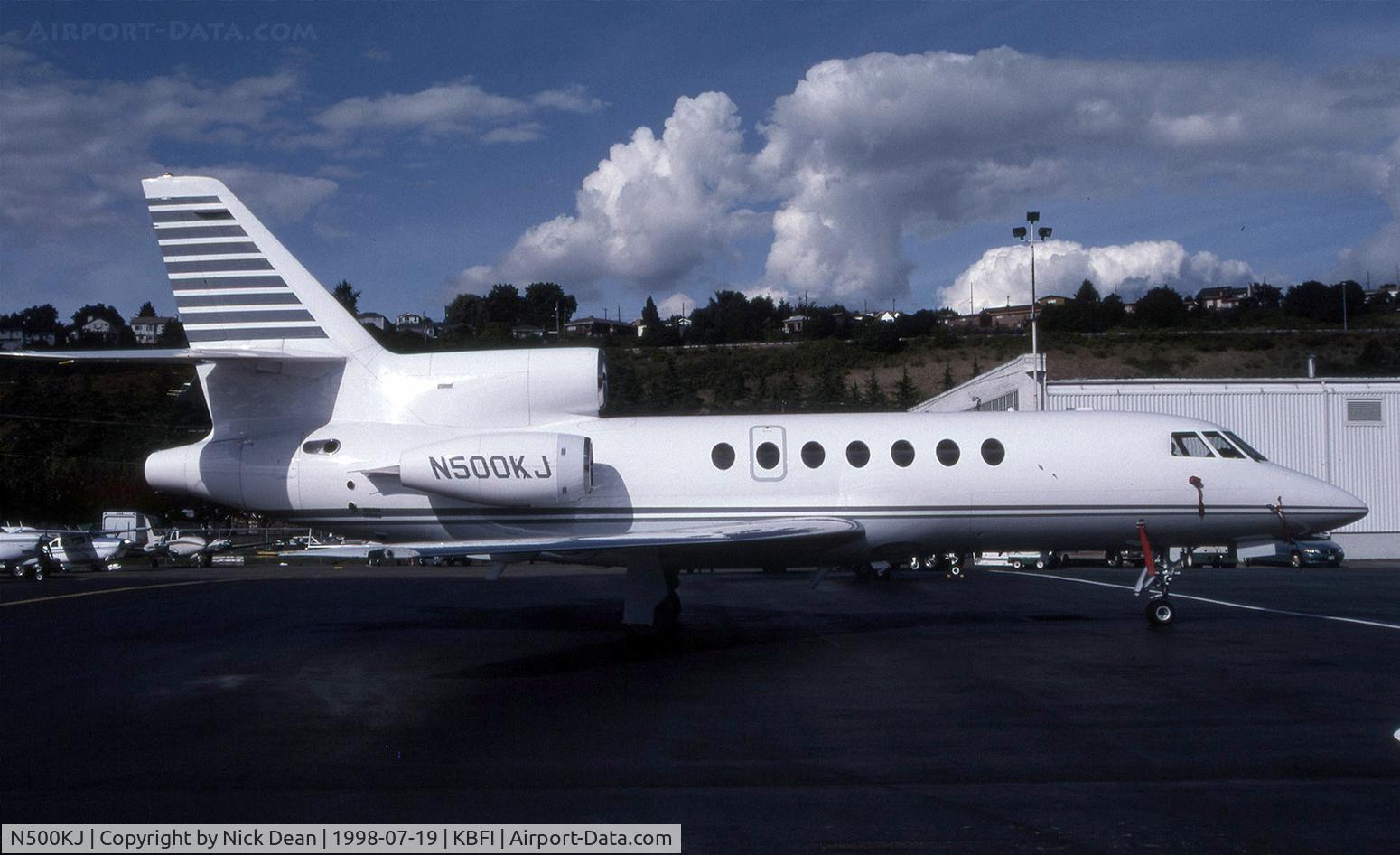 N500KJ, 1988 Dassault Falcon 50 C/N 197, KBFI