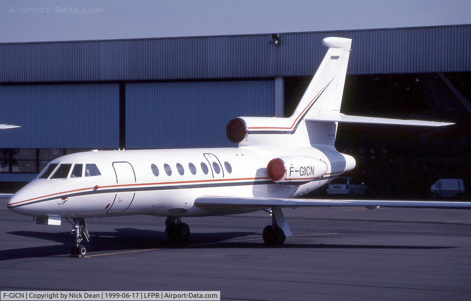F-GICN, Dassault Falcon 50 C/N 210, LFPB