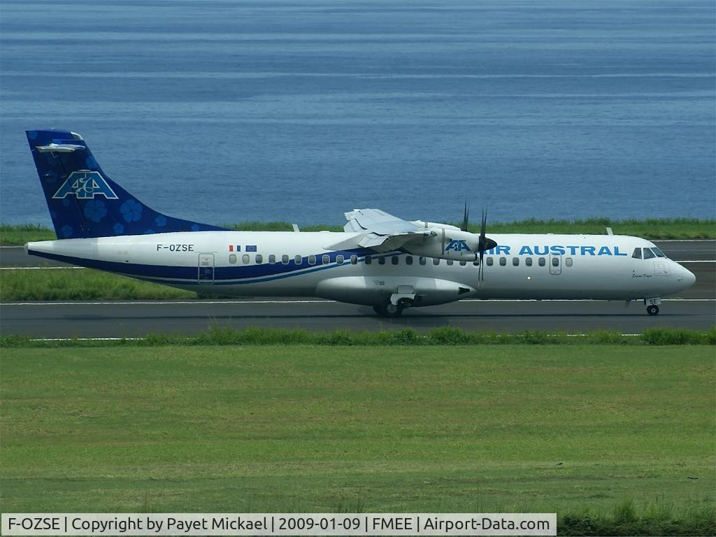 F-OZSE, 2008 ATR 72-212A C/N 813, Landing rwy 14