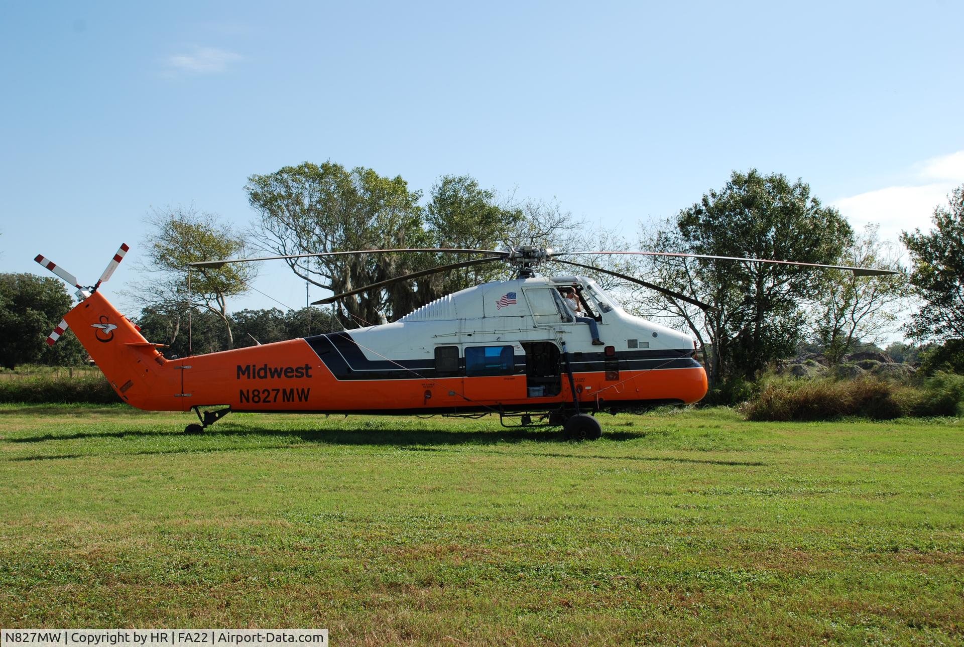 N827MW, 1958 Sikorsky S-58JT C/N 58-827, Sikorsky