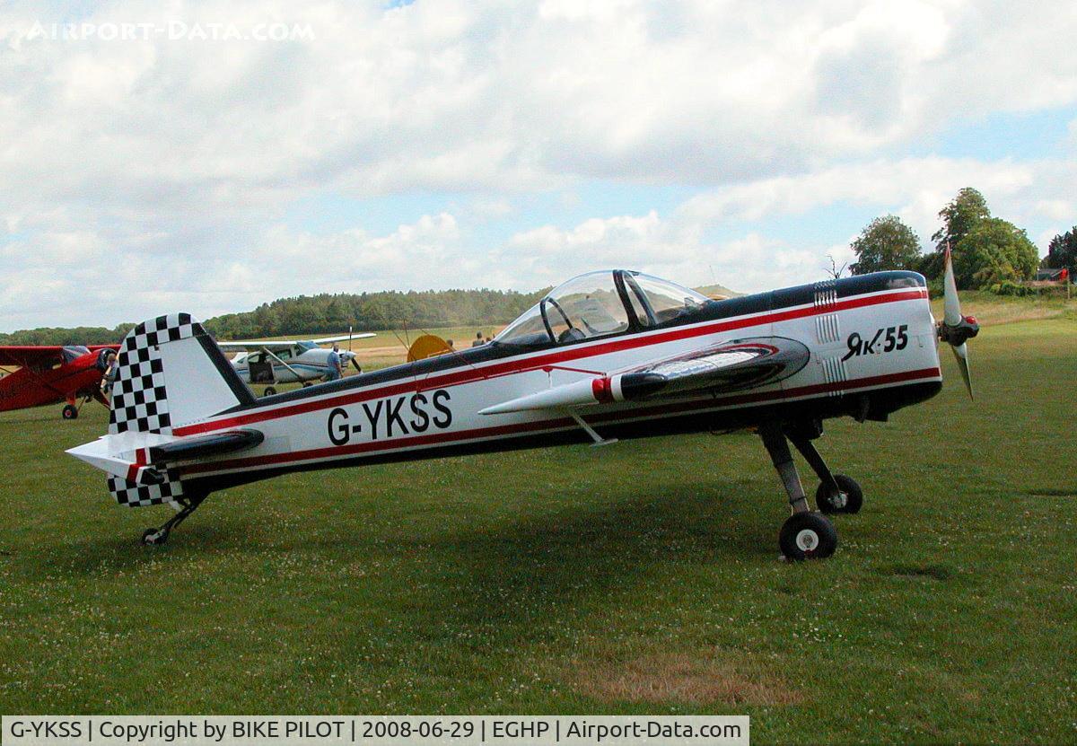 G-YKSS, 1990 Yakovlev Yak-55 C/N 901103, SMART YAK-55