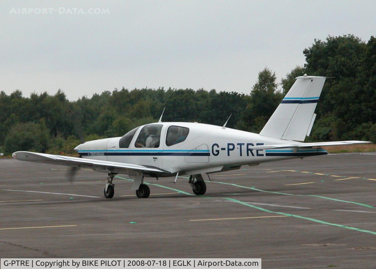 G-PTRE, 1987 Socata TB-20 Trinidad C/N 762, TAXYING OUT FOR DEPARTURE