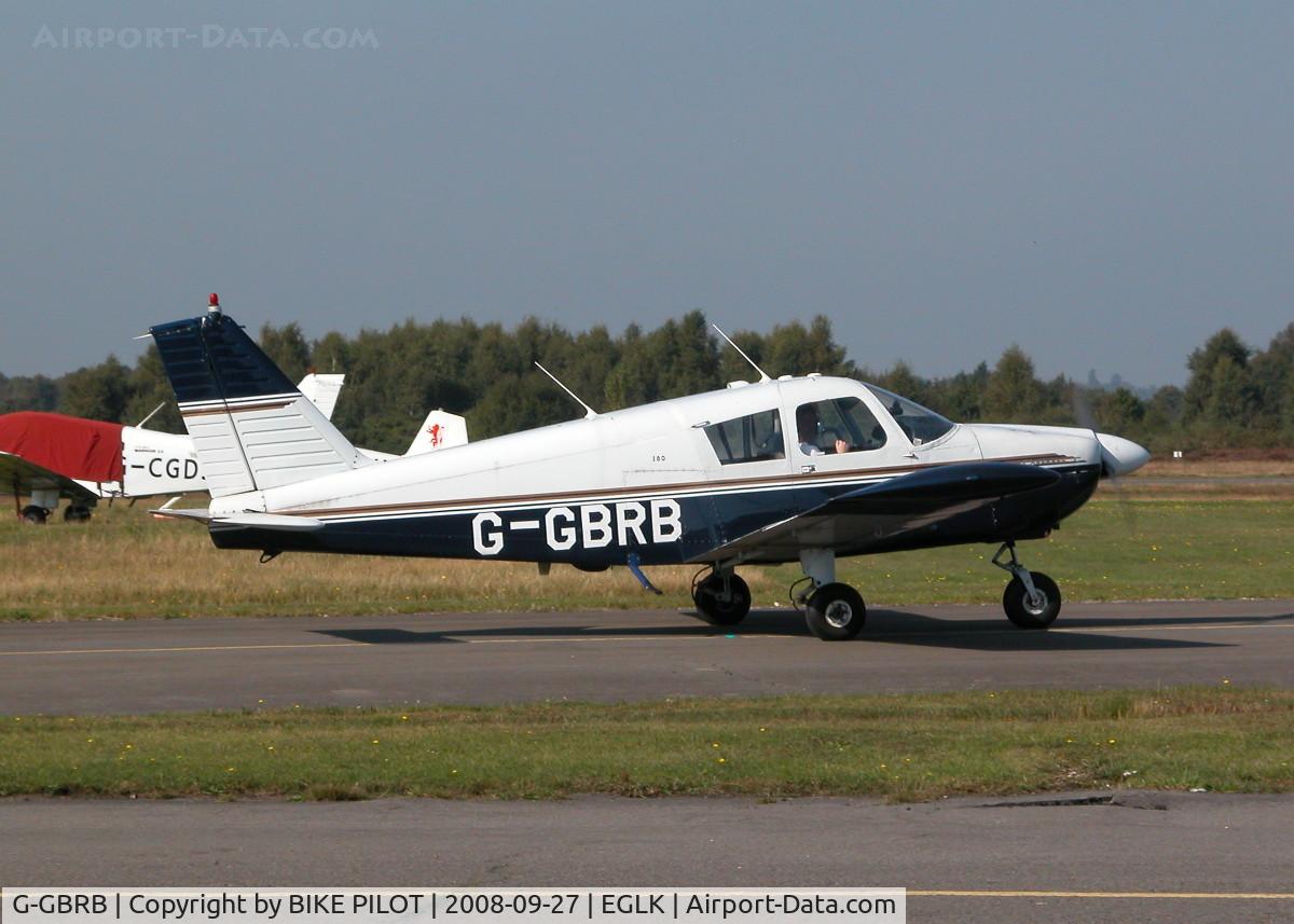 G-GBRB, 1965 Piper PA-28-180 Cherokee C/N 28-2583, VISITING CHEROKEE