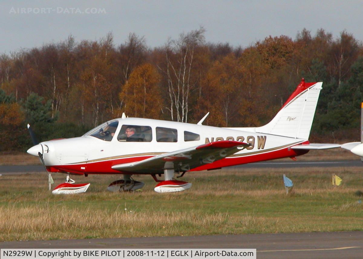 N2929W, 1974 Piper PA-28-151 Cherokee Warrior C/N 28-7415457, VISITING A/C