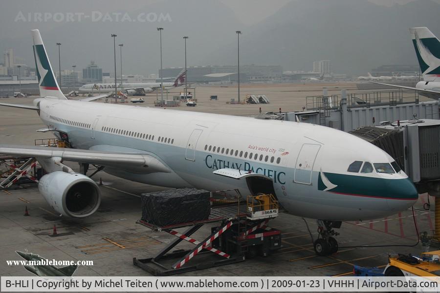 B-HLI, 1996 Airbus A330-342 C/N 155, CX718 bound to Jakarta