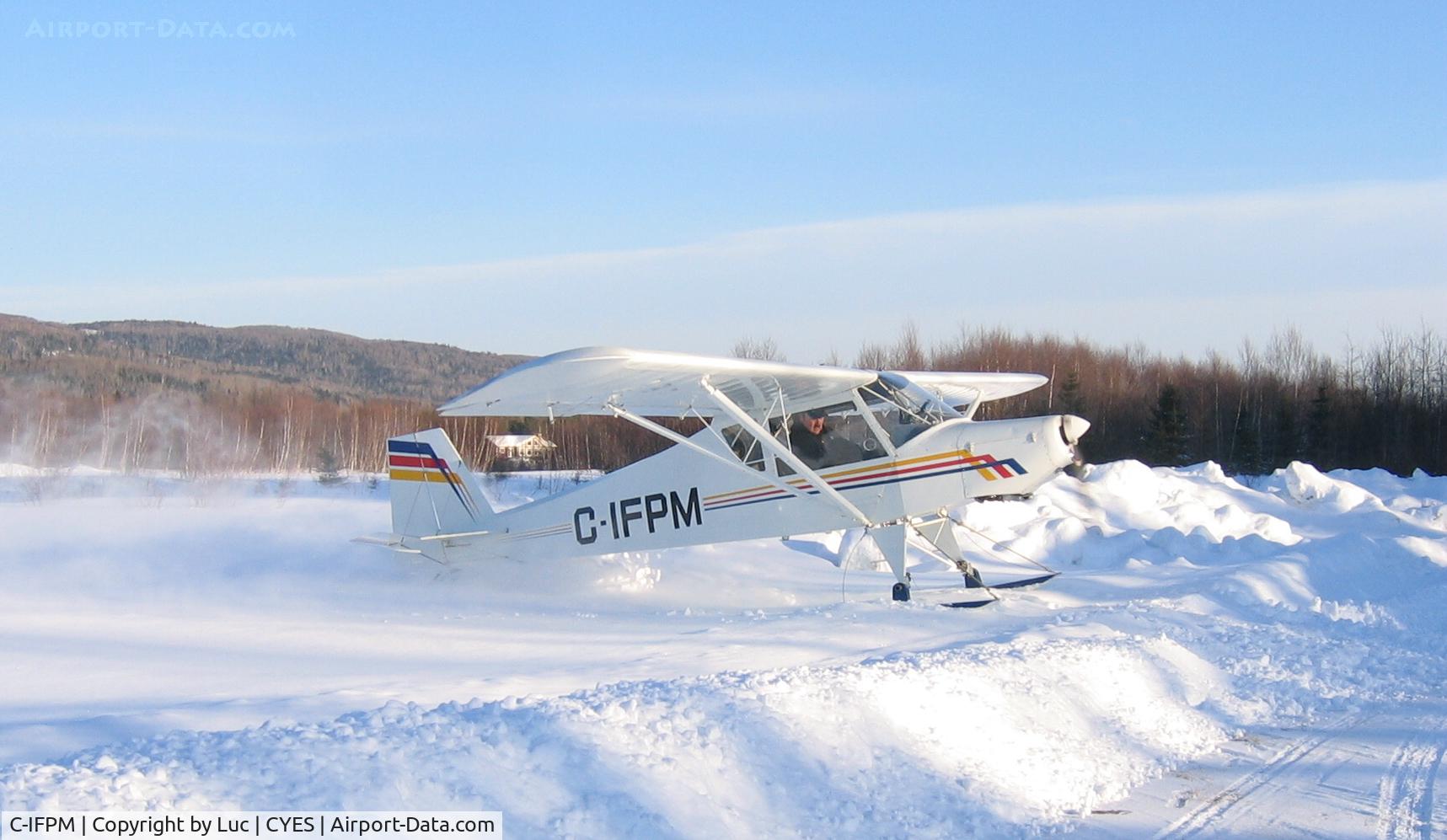 C-IFPM, 1998 Norman Aviation Nordic VI C/N R914698408, Edmundston Airport - winter
