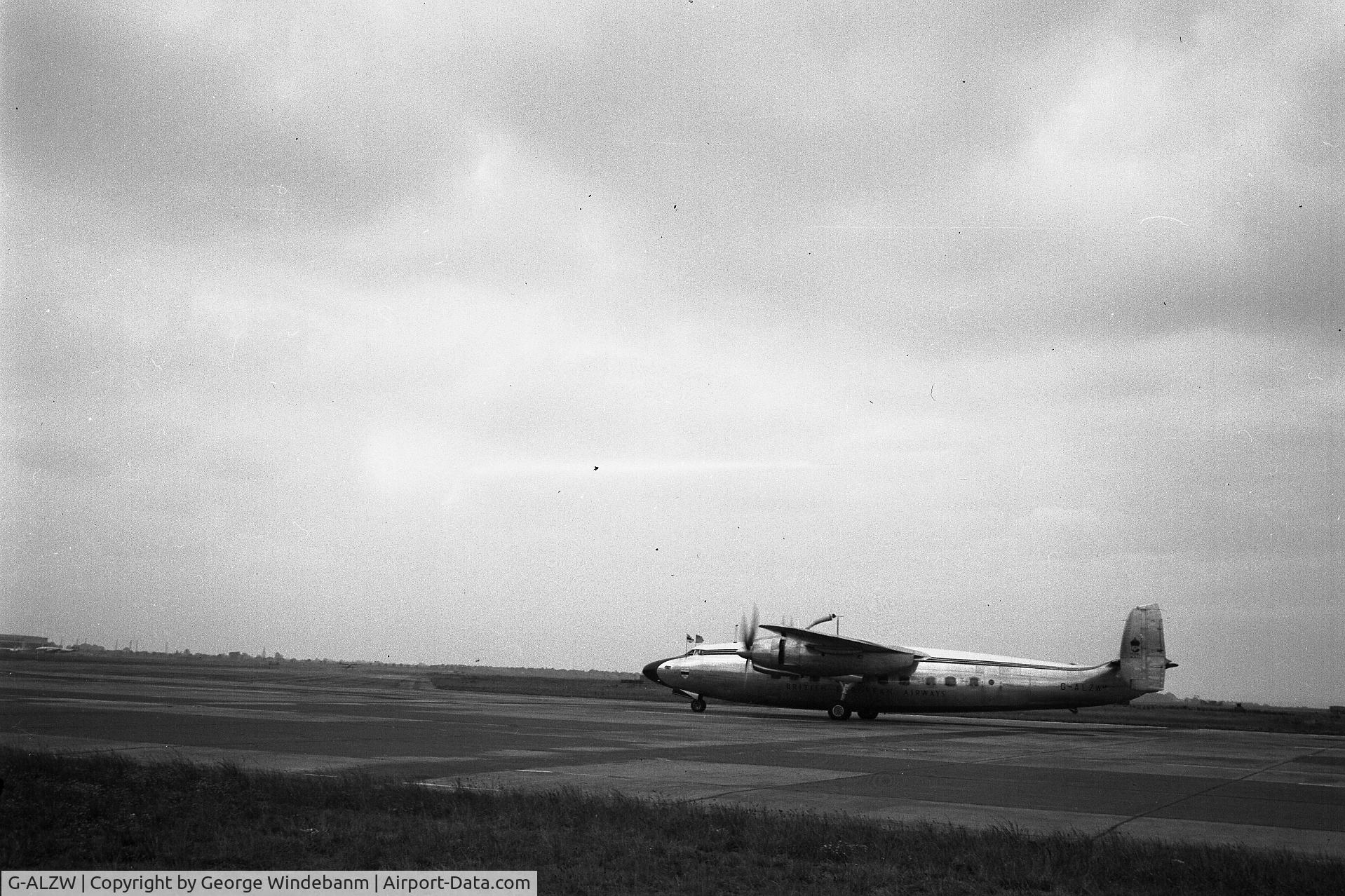 G-ALZW, 1950 Airspeed AS57 Ambassador 2 C/N 5219, Probably taken at London Heathrow