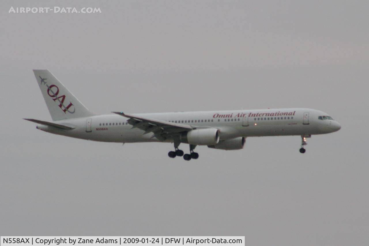 N558AX, 1995 Boeing 757-23N C/N 27971, Omni Air International 757 at DFW