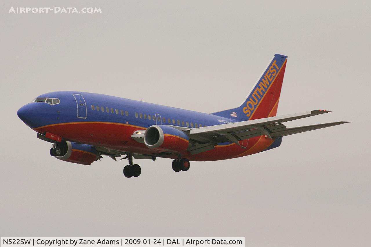 N522SW, 1992 Boeing 737-5H4 C/N 26564, Southwest Airlines 737 at Love Field