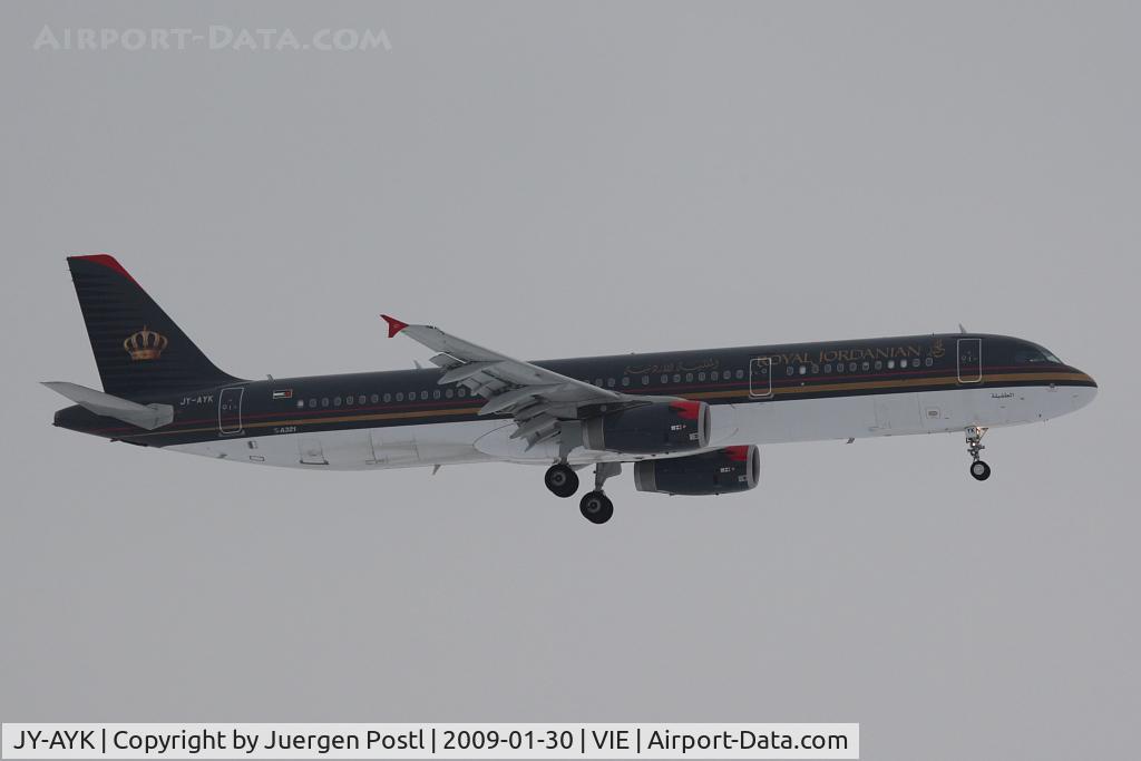 JY-AYK, 2008 Airbus A321-231 C/N 3522, Royal Jordanian Airbus A321-231
