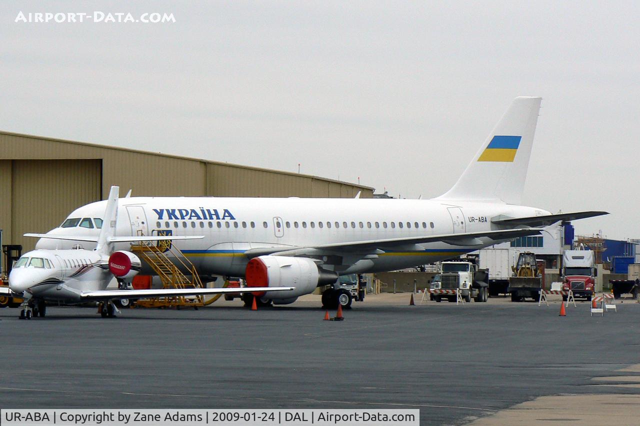 UR-ABA, 2007 Airbus A319-115 C/N 3260, At Dallas Love Field