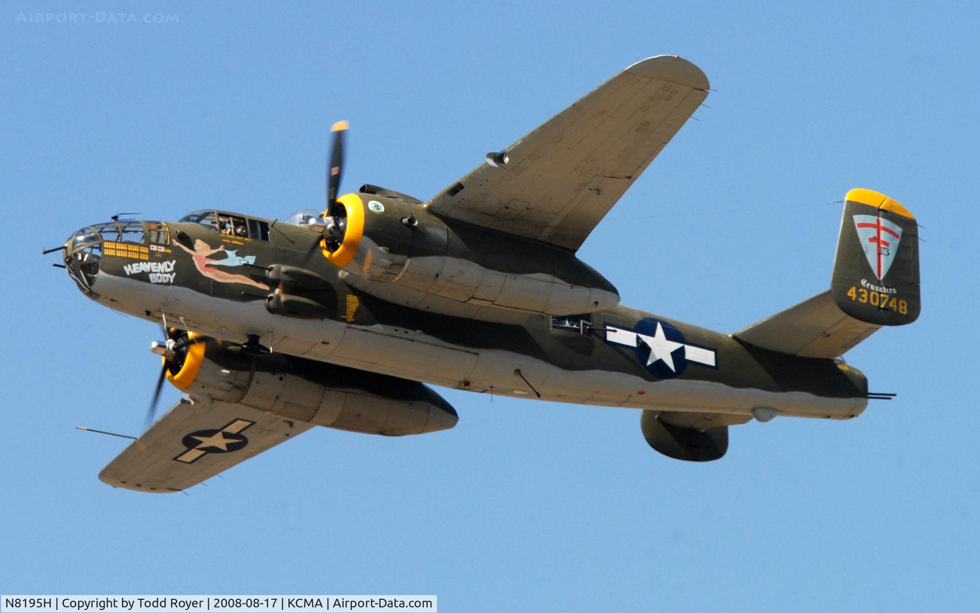 N8195H, 1944 North American TB-25N Mitchell C/N 108-34023 (44-30748), Camarillo Airshow 2008