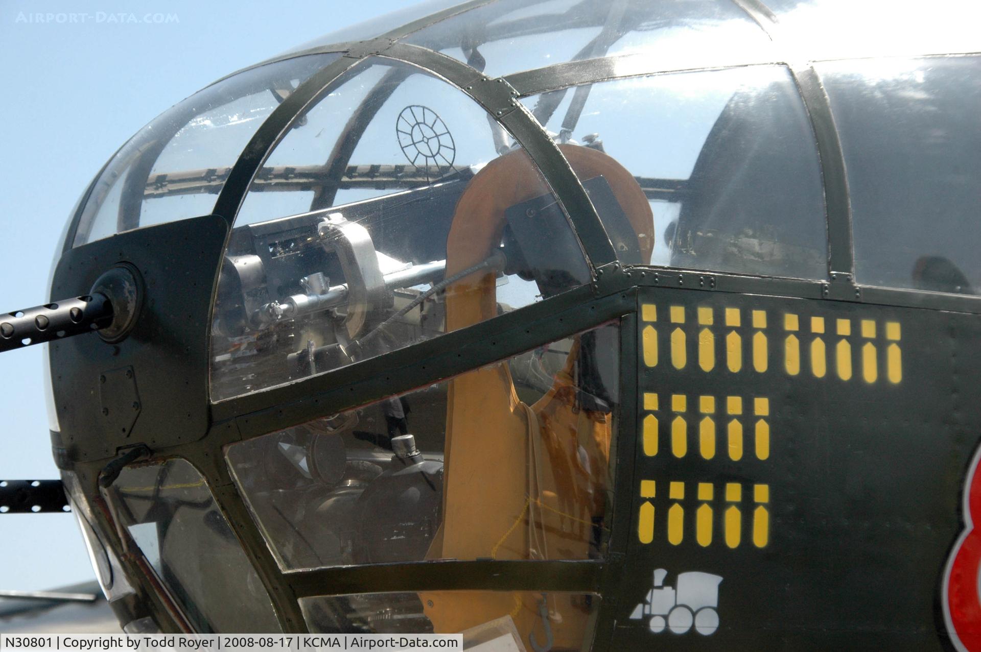 N30801, 1944 North American TB-25N Mitchell C/N 108-34076, Camarillo Airshow 2008