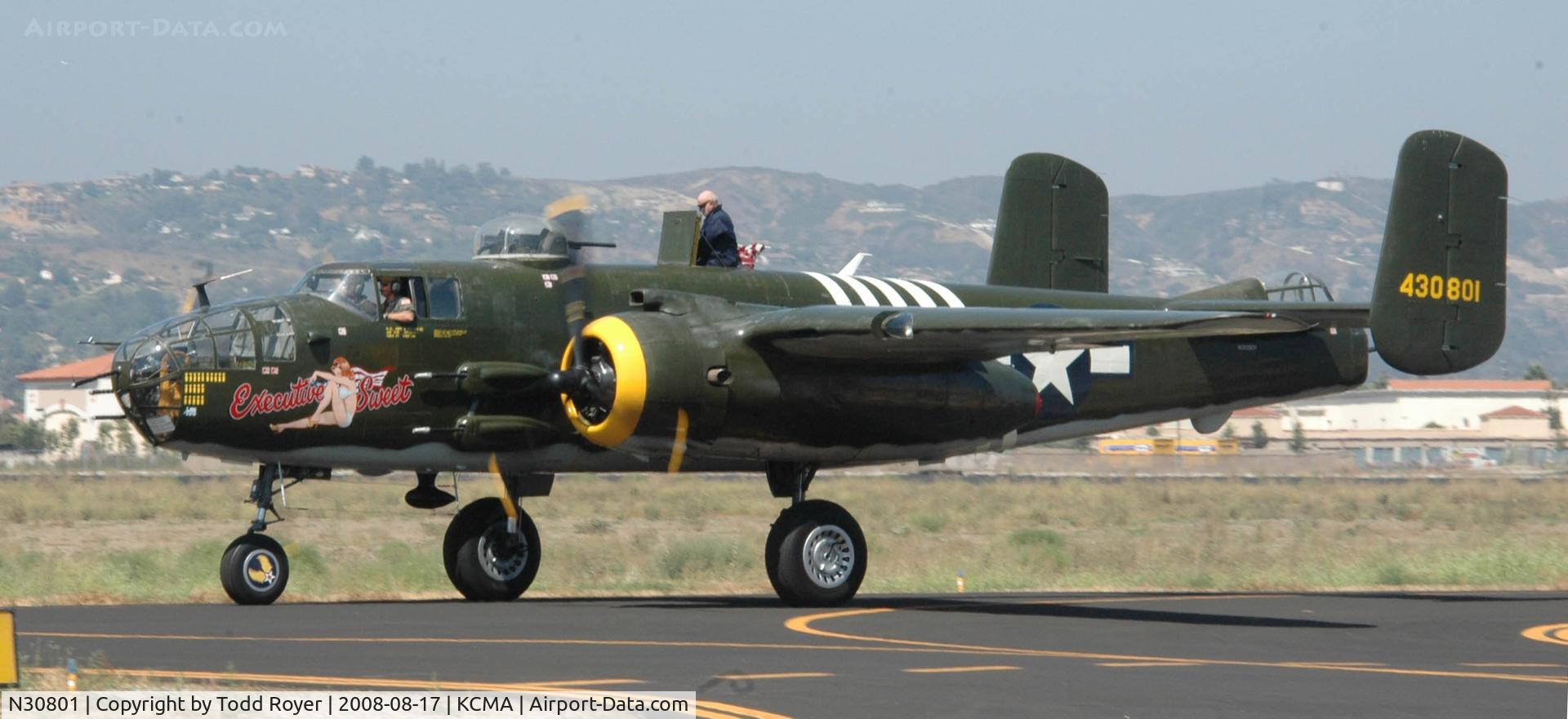 N30801, 1944 North American TB-25N Mitchell C/N 108-34076, Camarillo Airshow 2008