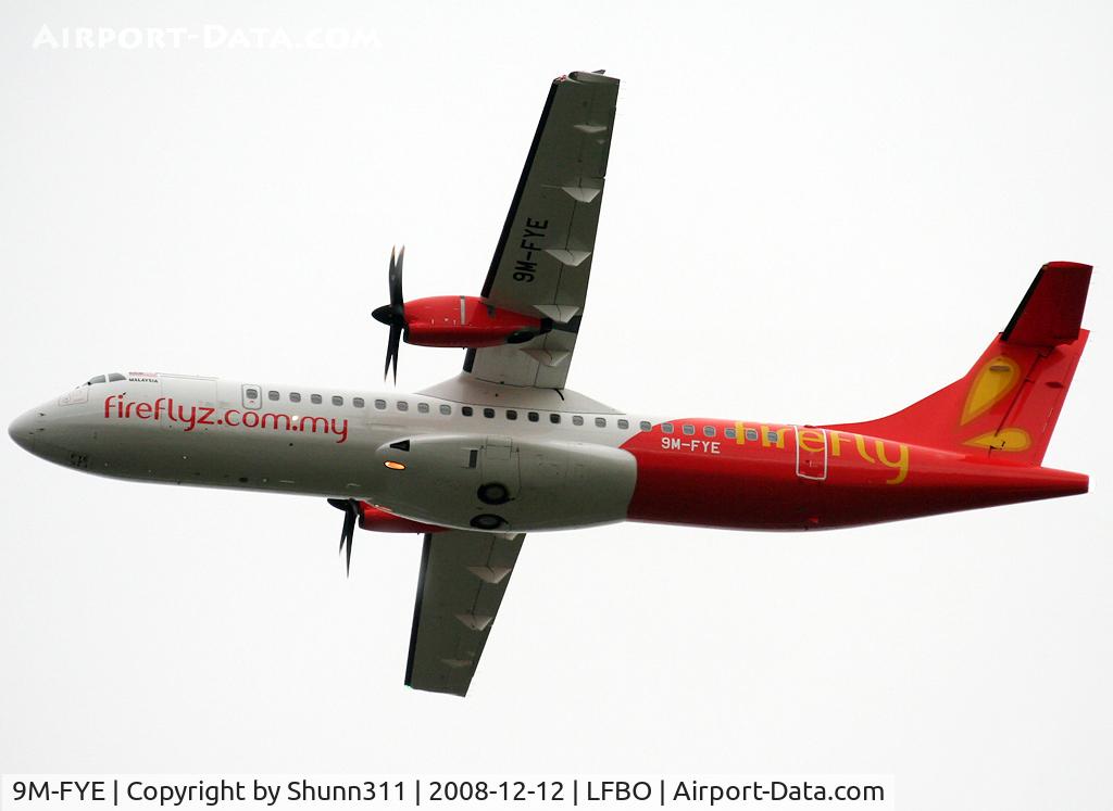 9M-FYE, 2008 ATR 72-212A C/N 840, Take off rwy 32L for delivery...