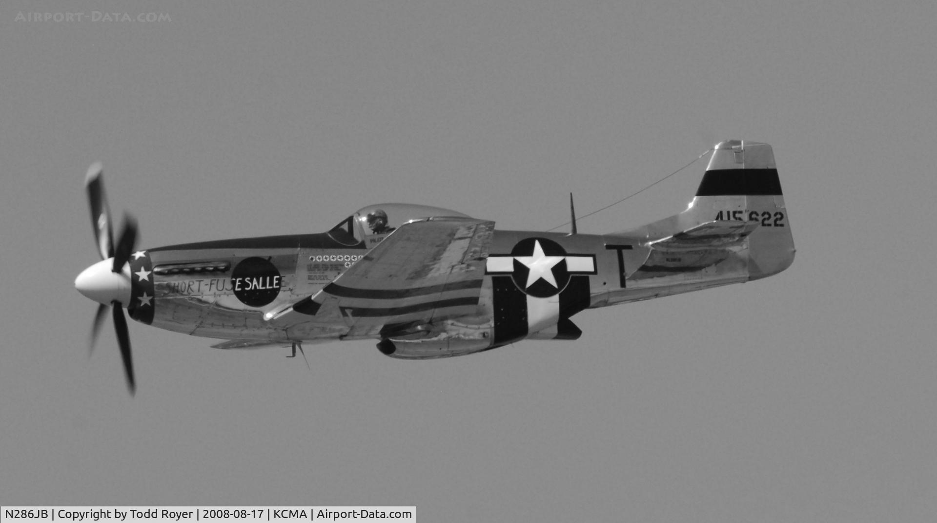 N514DK, 1945 North American P-51D Mustang C/N 45-11558, Camarillo Airshow 2008