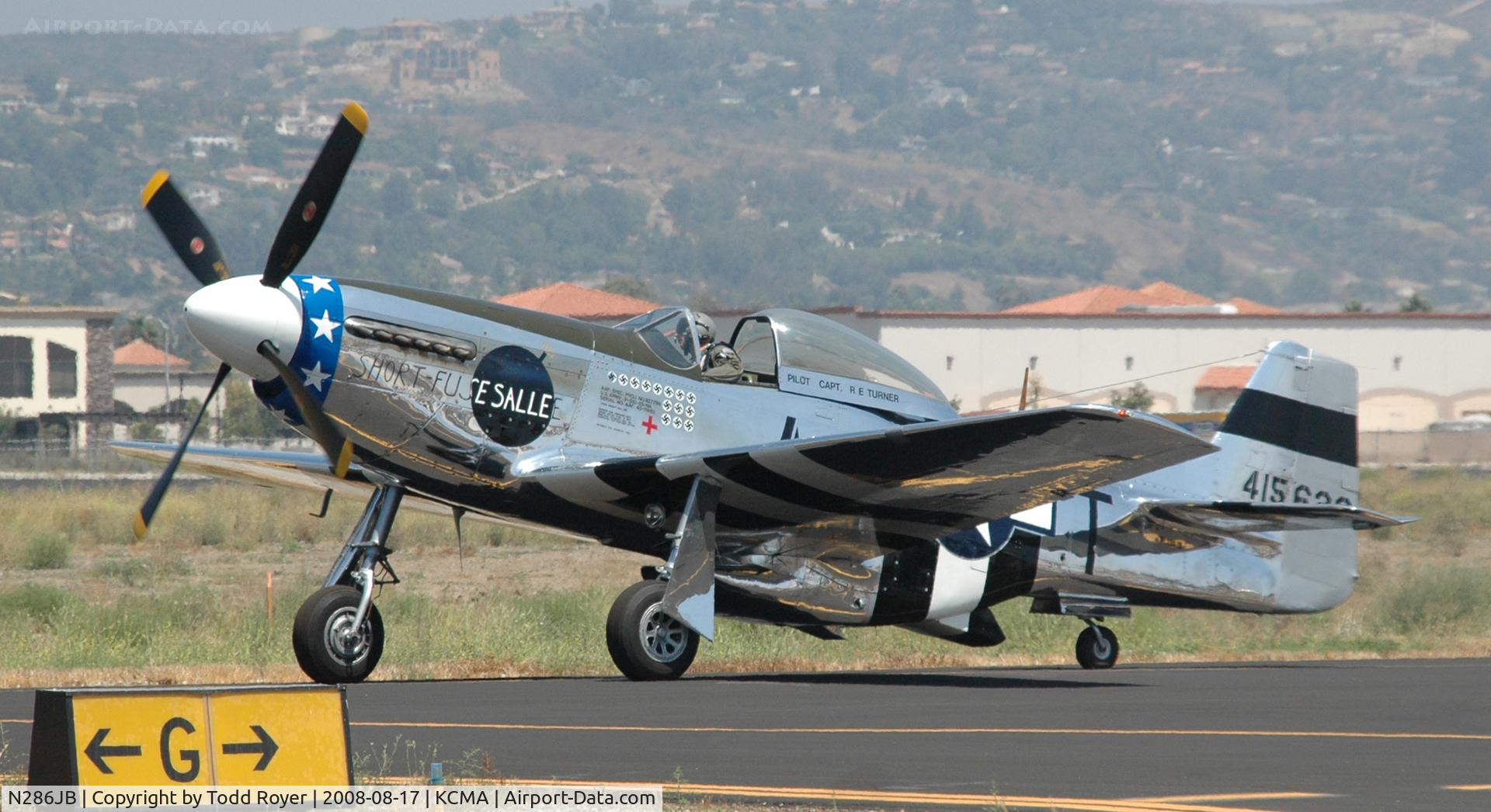 N514DK, 1945 North American P-51D Mustang C/N 45-11558, Camarillo Airshow 2008