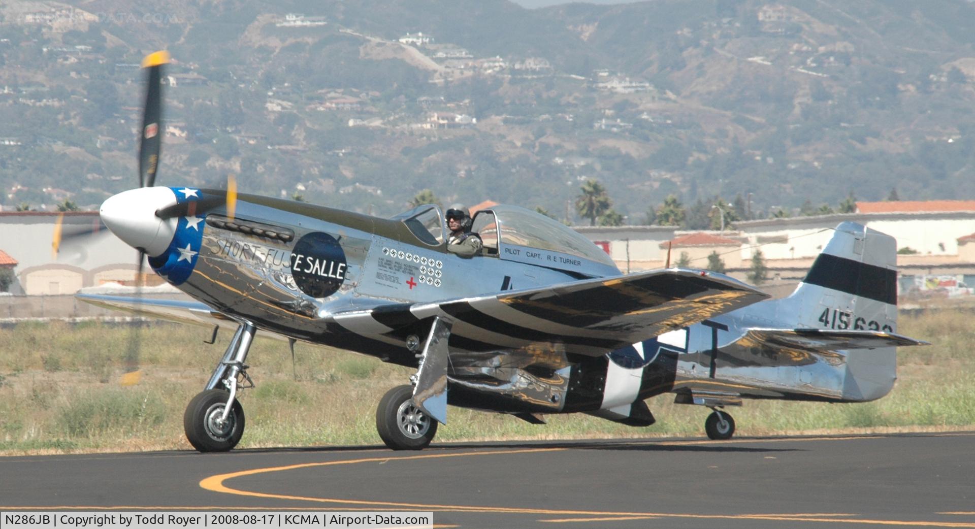 N514DK, 1945 North American P-51D Mustang C/N 45-11558, Camarillo Airshow 2008