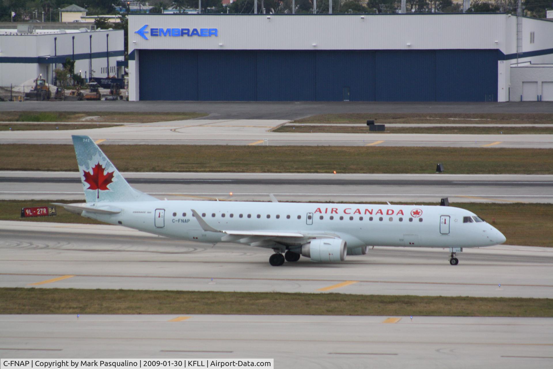 C-FNAP, 2007 Embraer 190AR (ERJ-190-100IGW) C/N 19000142, ERJ 190-100 IGW