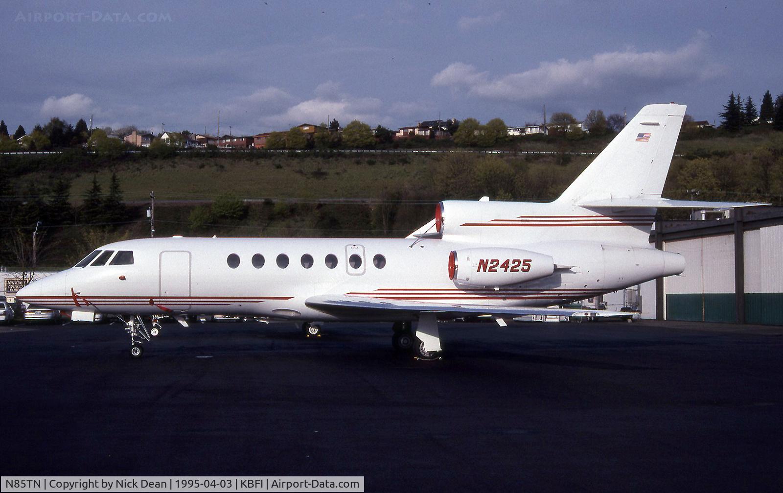 N85TN, 1993 Dassault Mystere Falcon 50 C/N 237, Seen here as N2425 this airframe is currently registered N85TN as posted