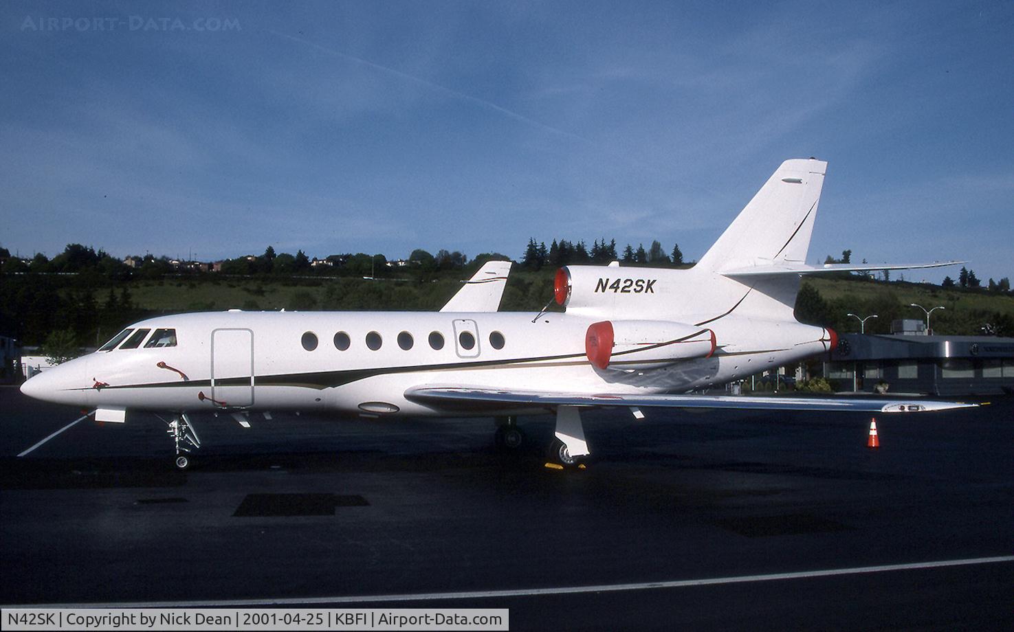 N42SK, 1999 Dassault Mystere Falcon 50 C/N 290, KBFI